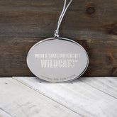 Weber State Campus Glass Ornament